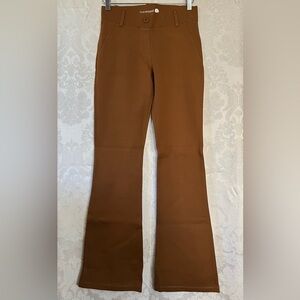 Betabrand Women’s Classic DPYP Dress Pant Yoga Pant In Nutmeg Size S GUC Bootcut